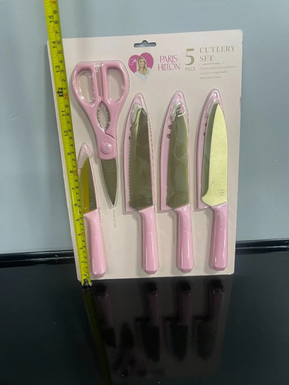 Paris Hilton Pink 5 Piece Cutlery Knife Set NIP